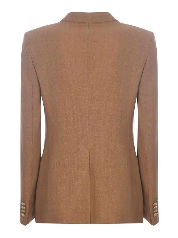 The Best Shops TAGLIATORE: ブレザー - レザージャケット - キャメル