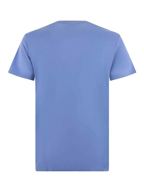 Versace Jeans Couture: Tシャツ online - ストレートジーンズ - ブルー