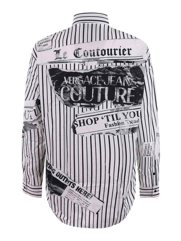 The Best Shops Versace Jeans Couture: シャツ - ストレートジーンズ - 白