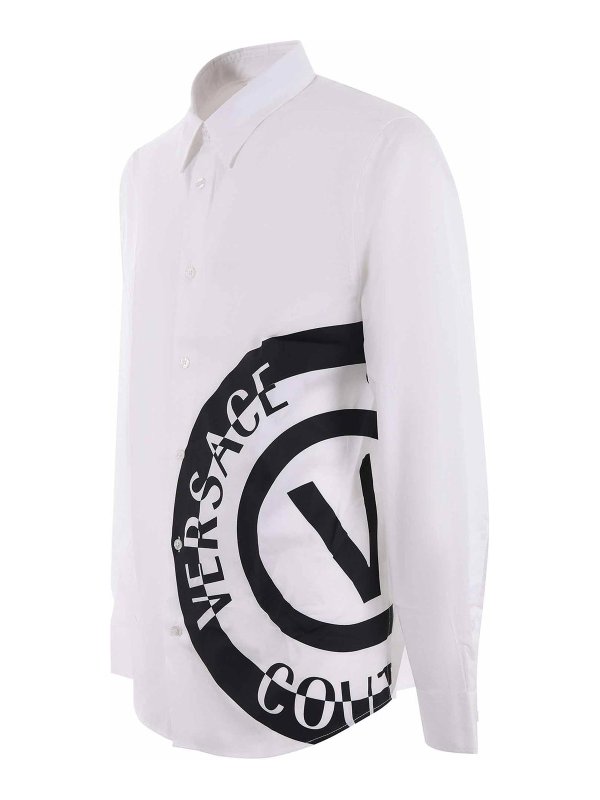 Versace Jeans Couture: Camisas online - Vaqueros Rectos - Blanco