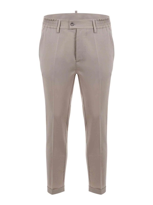 YES LONDON: Pantalons casual - Pantalons Décontractés - Beige