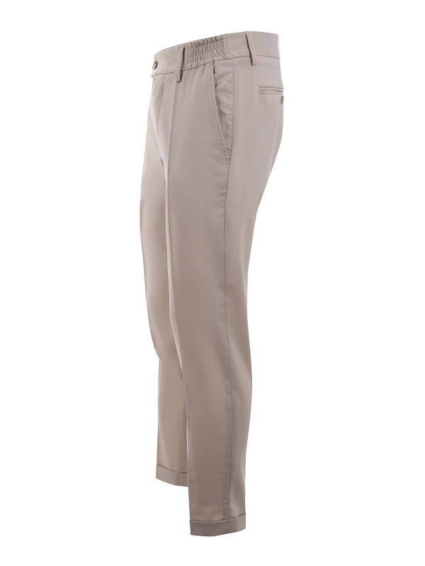 YES LONDON: Pantalons casual online - Pantalons Décontractés - Beige