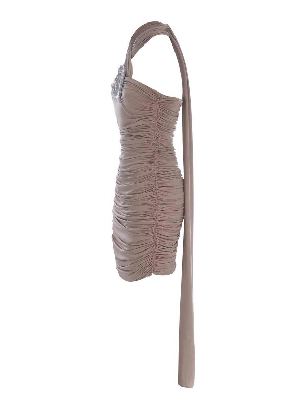 GIUSEPPE DI MORABITO: ニーレングスドレス online - 膝丈ドレス - キャメル