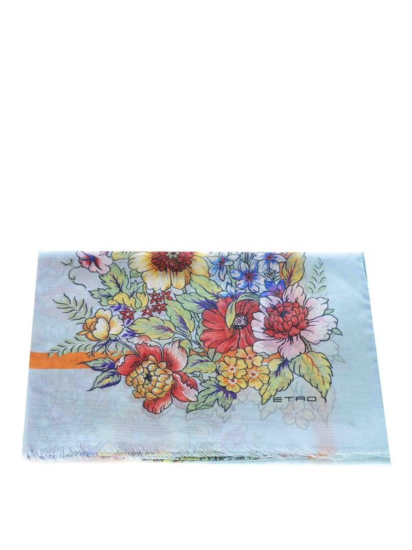 The Best Shops ETRO: Écharpes - Écharpe - Bleu Clair