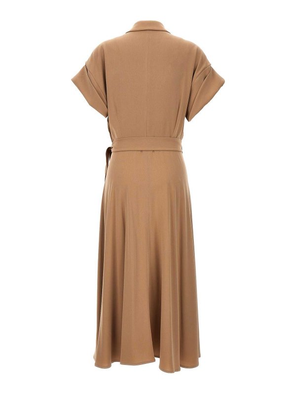 ALBERTO BIANI: ニーレングスドレス online - 膝丈ドレス - ベージュ