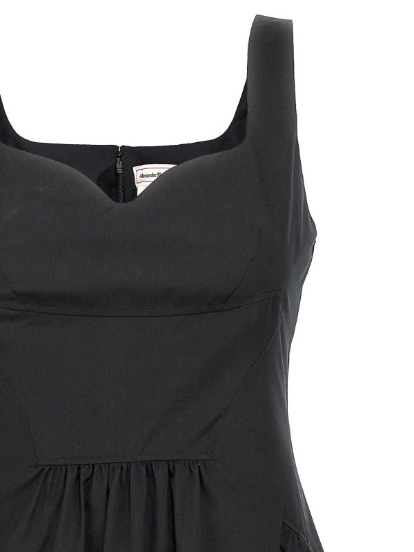 The Best Shops ALEXANDER MCQUEEN: knee length dresses - Heart Neckline Midi Dress