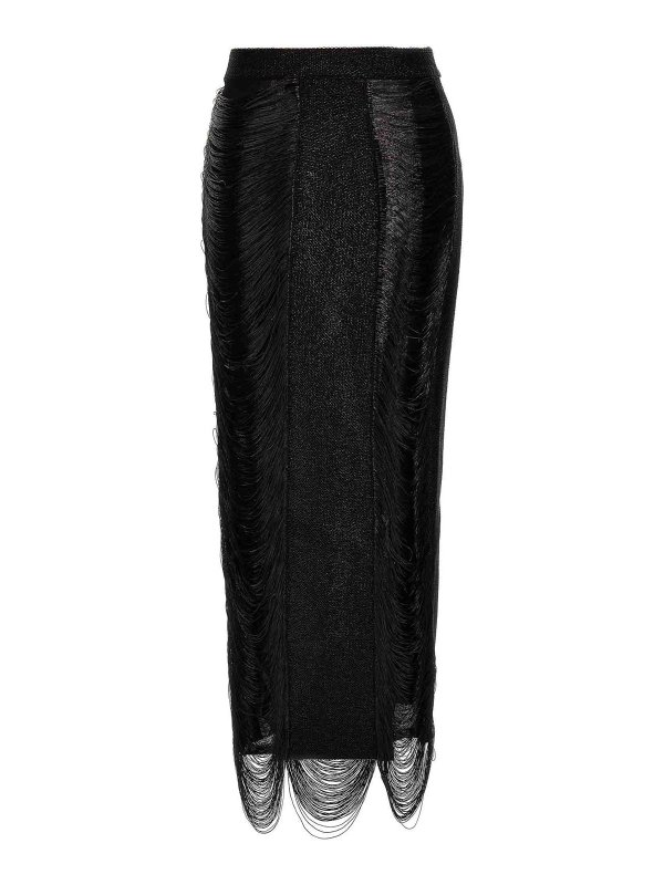 ALEXANDER MCQUEEN: gonne al ginocchio  e longuette online - Gonna con punto armatura