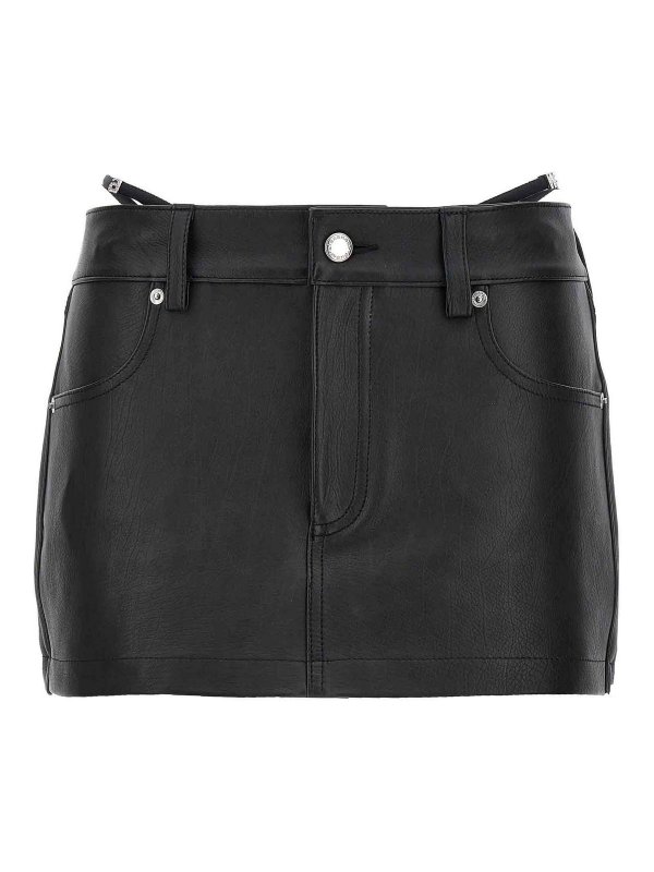 ALEXANDER WANG: Minifaldas - Minifalda - Negro