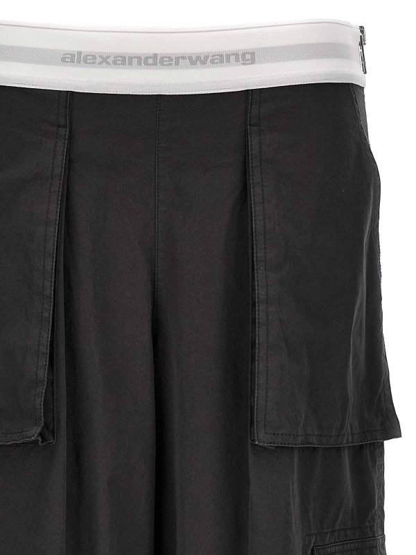 The Best Shops ALEXANDER WANG: casual trousers - Mid Rise Cargo Rave Pants