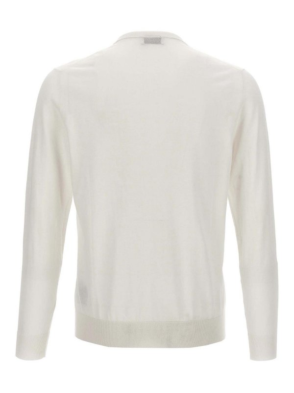 BALLANTYNE: クルーネック online - クルーネック - 白