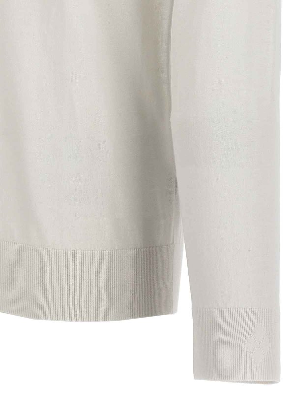 クルーネック - 白 shop online: BALLANTYNE