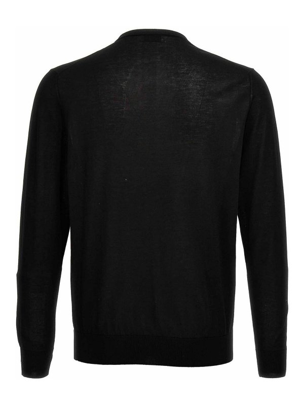 BALLANTYNE: Suéteres con cuello pico online - Suéter Cuello Redondo - Negro