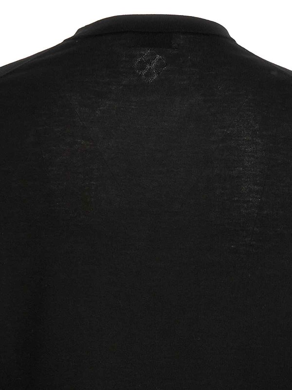 クルーネック - 黒 shop online: BALLANTYNE