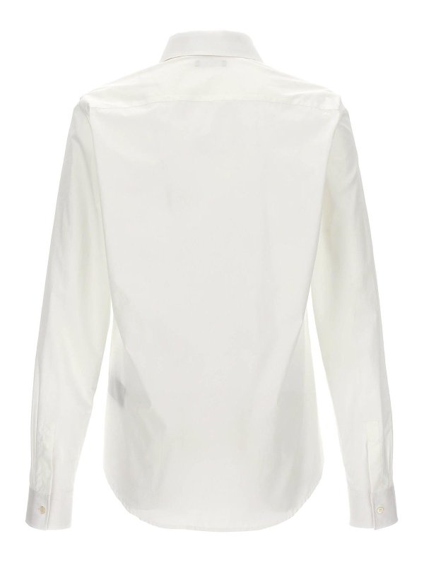 Balmain: shirts online - Logo Embroidery Shirt