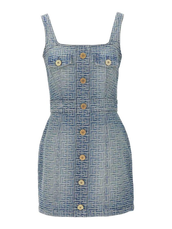 Balmain: ニーレングスドレス - 膝丈ドレス - Monogram