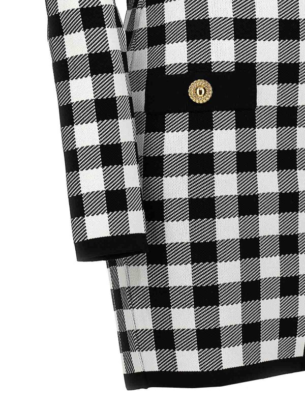 Vichy Knit Dress shop online: Balmain