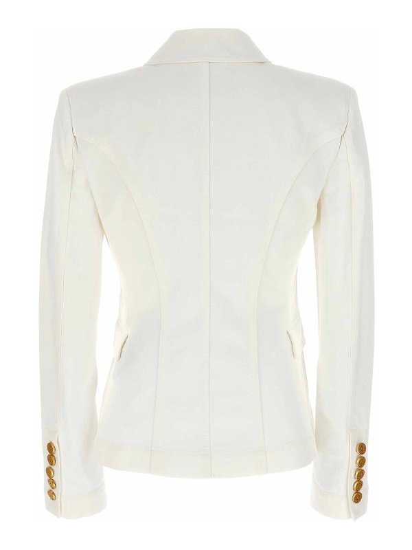 Balmain: Blazer online - Blazer - Blanco