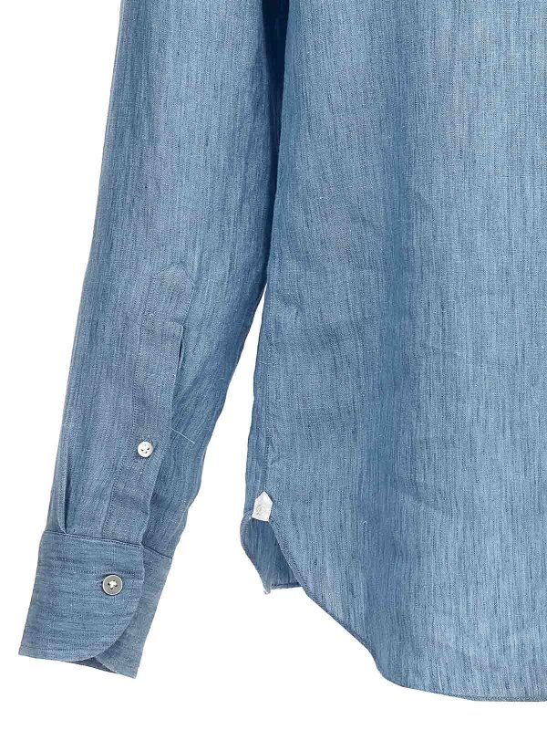 シャツ - ライトブルー shop online: BORRIELLO NAPOLI