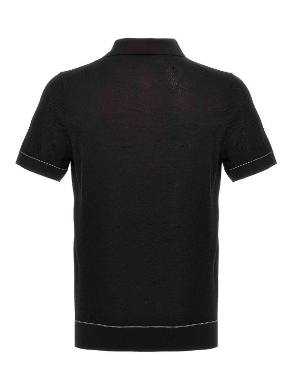 BRIONI: polo online - Polo testurizzata