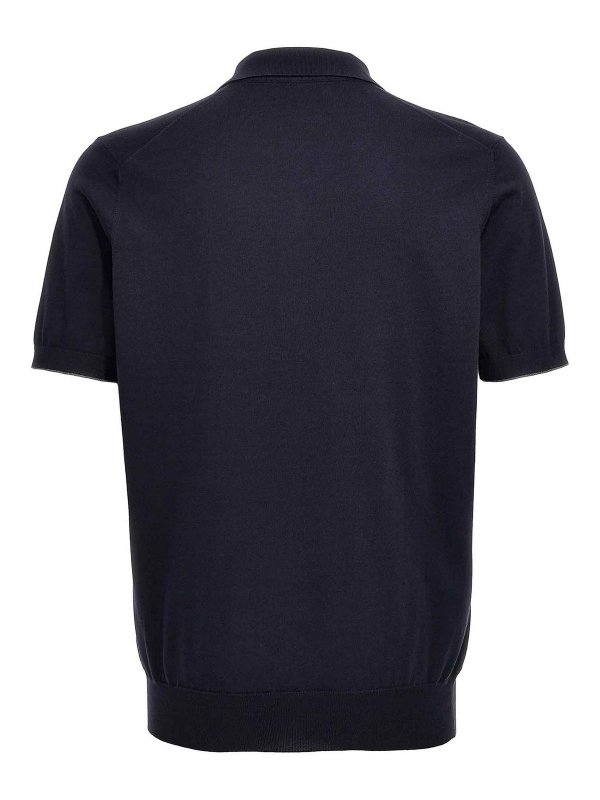 BRUNELLO CUCINELLI: ポロシャツ online - ポロシャツ - ブルー