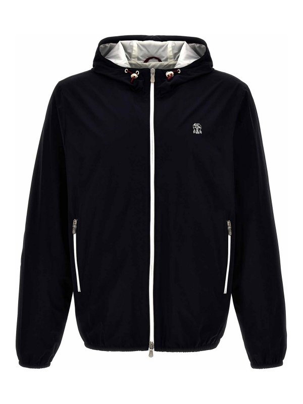 BRUNELLO CUCINELLI: Blazer - Blazer - Azul