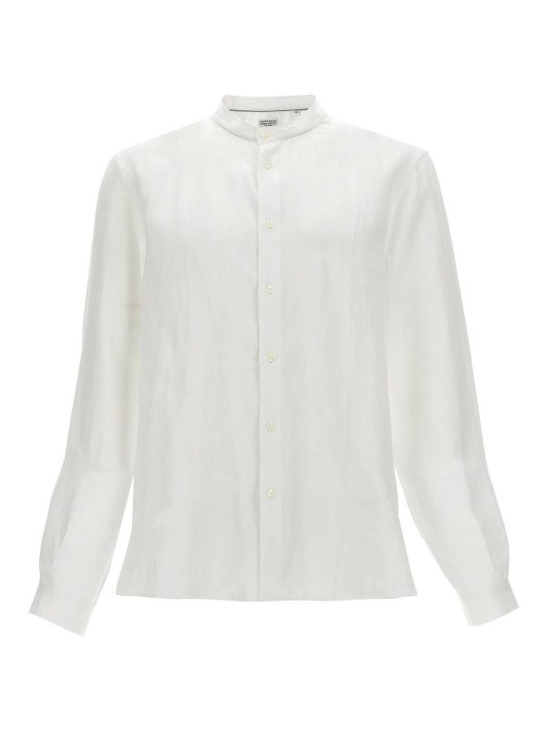 BRUNELLO CUCINELLI: Camisas - Camisa - Blanco