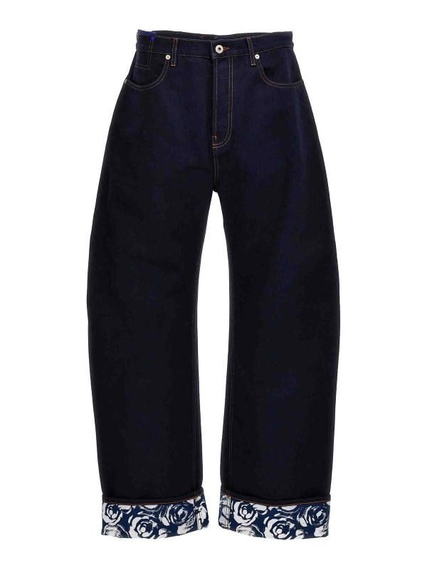 BURBERRY: straight leg jeans - Heavy Denim Jeans