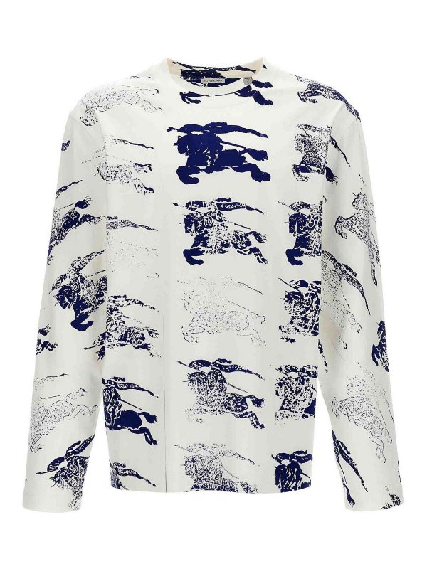 BURBERRY: T-shirts - T-Shirt - Weiß