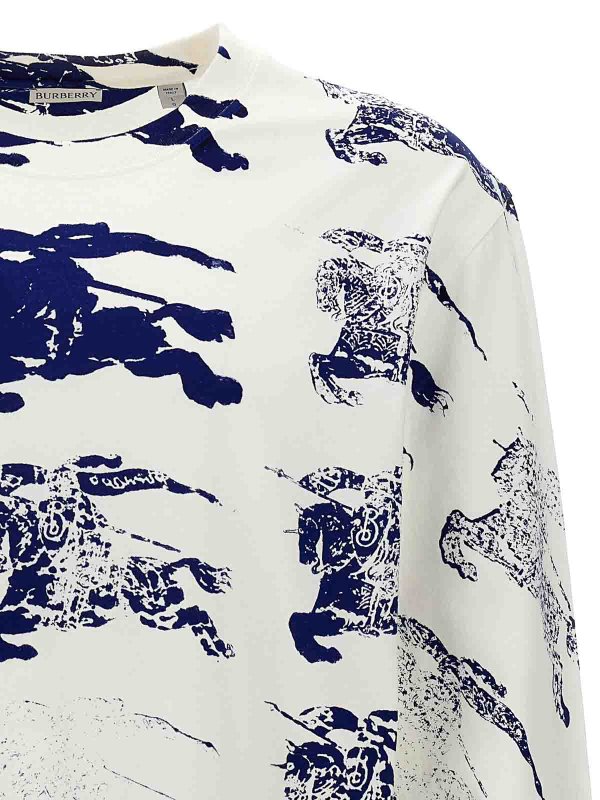 The Best Shops BURBERRY: T-shirts - T-Shirt - Weiß