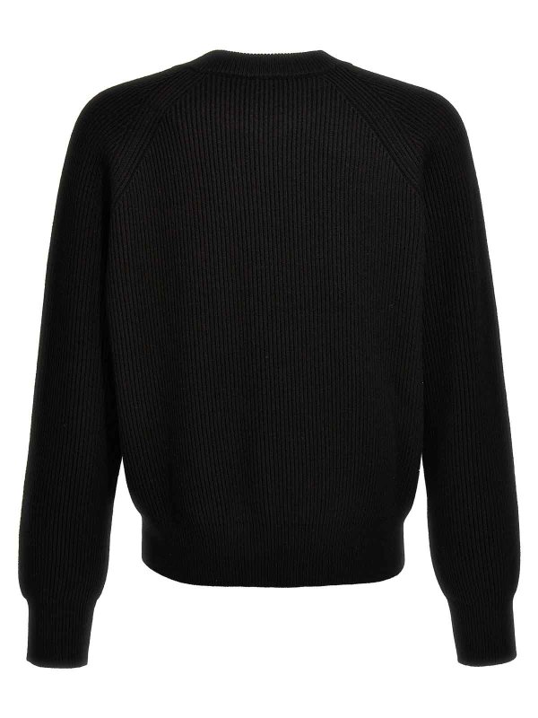 The Best Shops BURBERRY: crew necks - Zip Detail Sweater