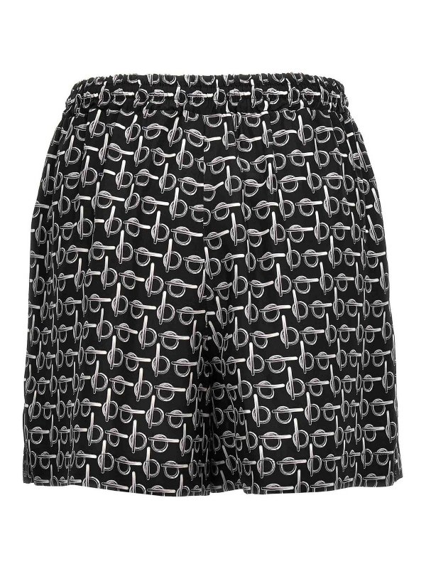BURBERRY: トラウザーショーツ online - ショートパンツ - 黒