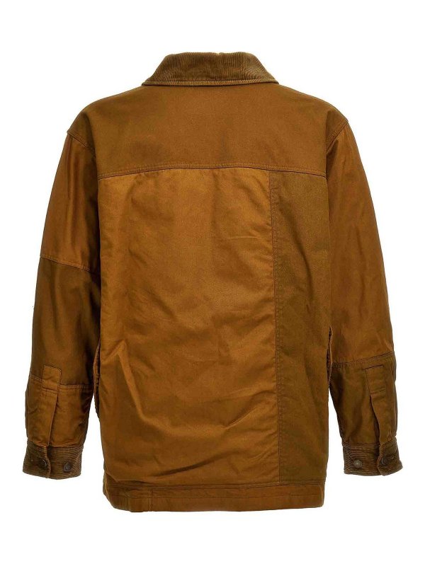 COMME DES GARCONS: blazers online - Ribbed Velvet Insert Canvas Jacket