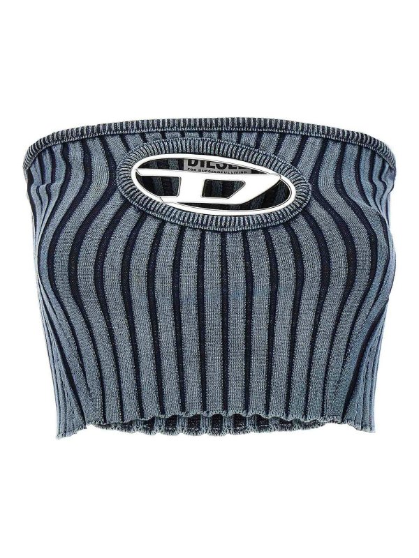 DIESEL: Tops und Tank Tops - Top - Hellblau