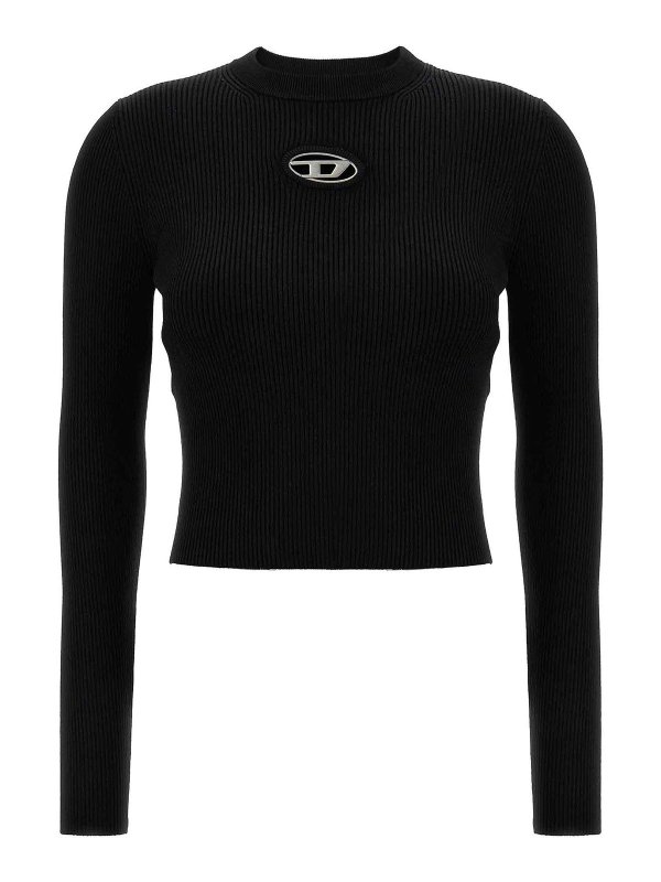 DIESEL: クルーネック - クルーネック - 黒