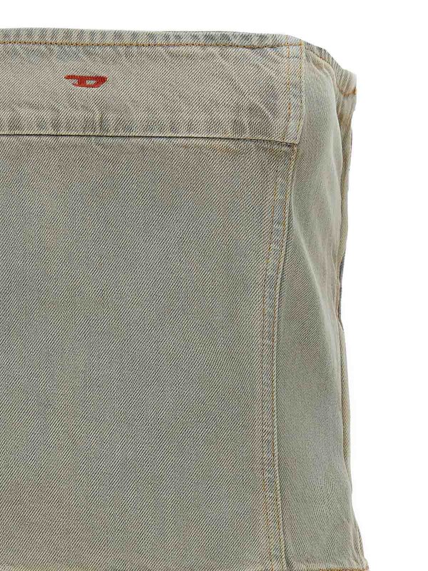 The Best Shops DIESEL: Tops y camisetas sin mangas - Top - Azul Claro