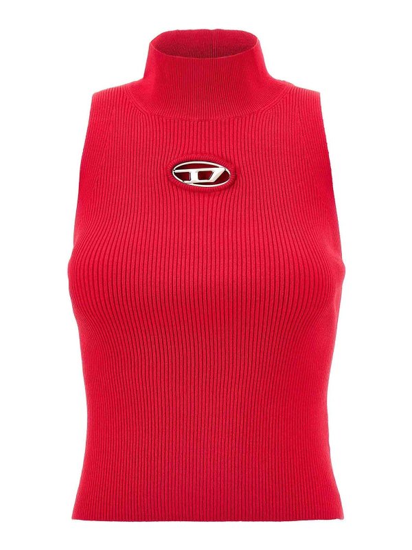 DIESEL: Tops & Débardeurs - Top - Multicolore