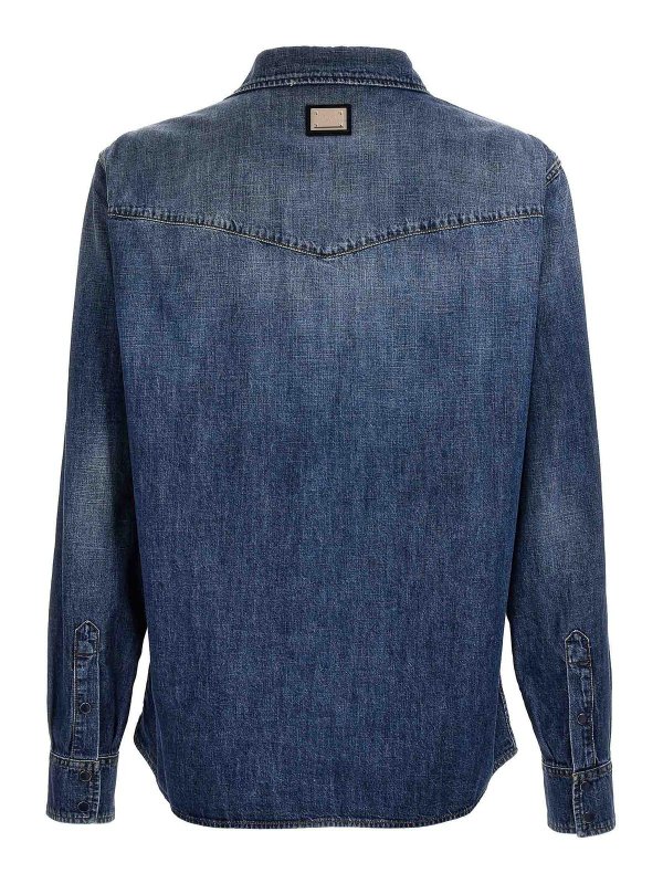 DOLCE & GABBANA: シャツ online - シャツ - ライトブルー