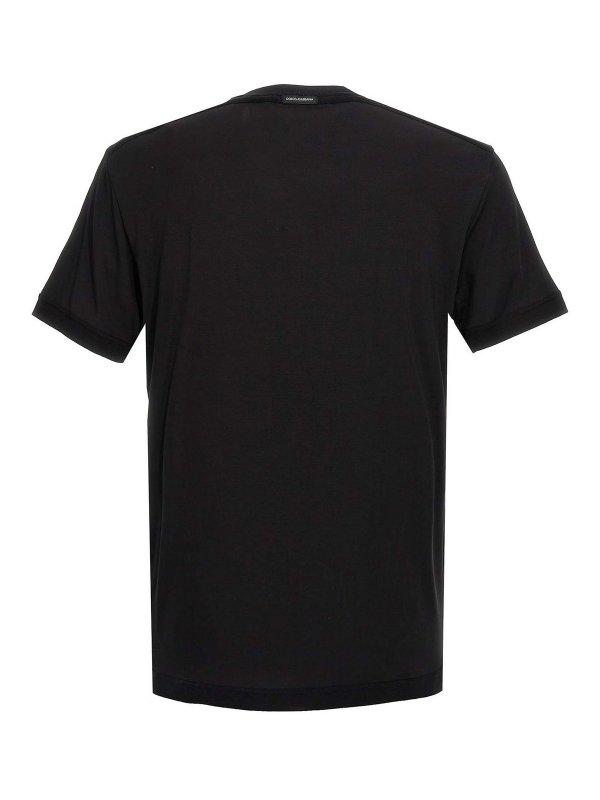 DOLCE & GABBANA: t-shirt online - T-shirt in jersey elasticizzato
