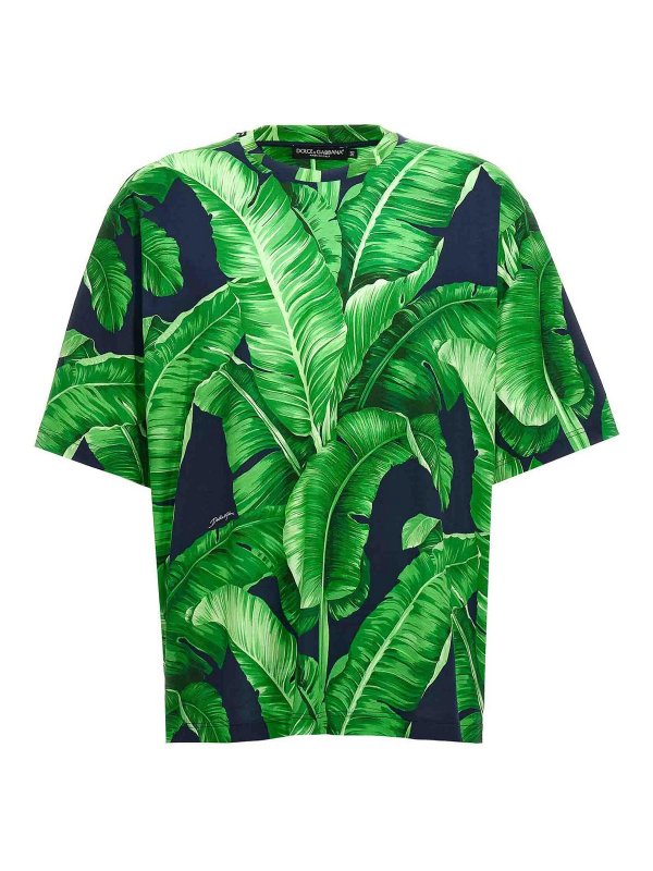 DOLCE & GABBANA: t-shirts - All-Over Print T-Shirt