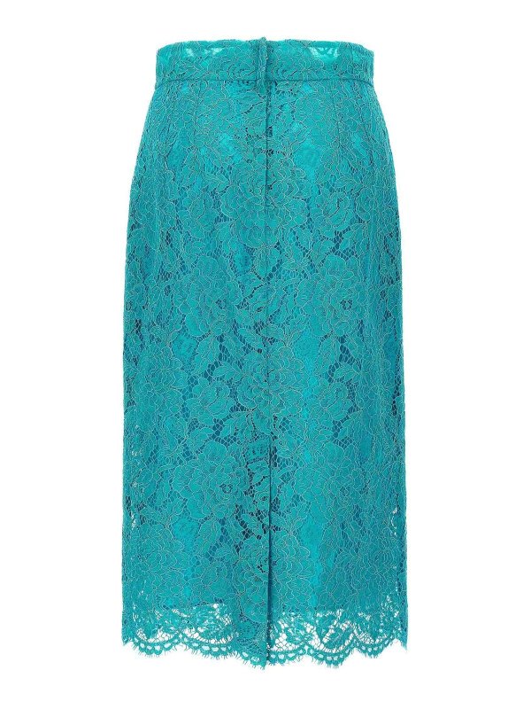 DOLCE & GABBANA: Knielange und Midi Röcke online - Midirock - Hellblau