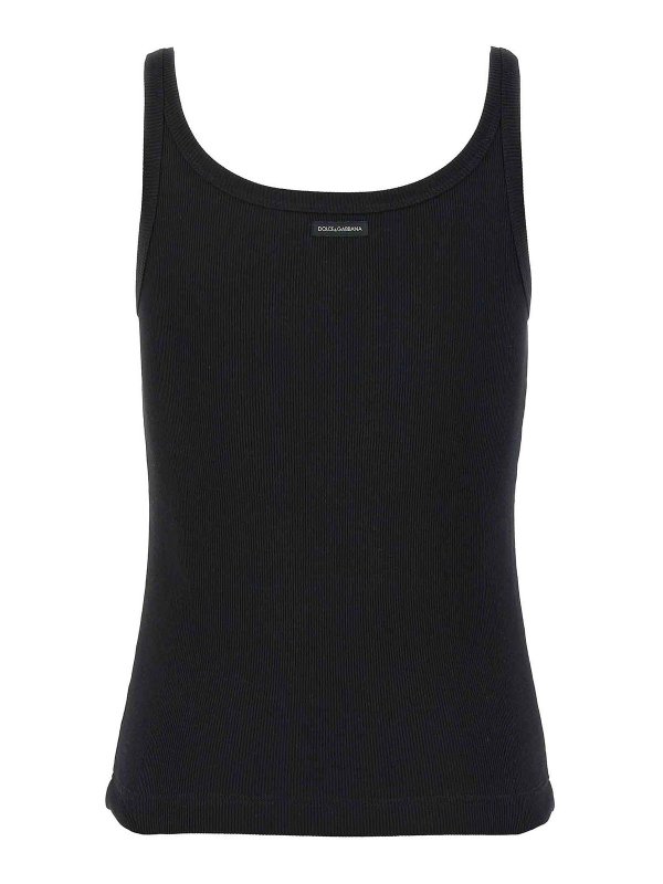 DOLCE & GABBANA: Tops & Tank tops online - Ribbed Tank Top