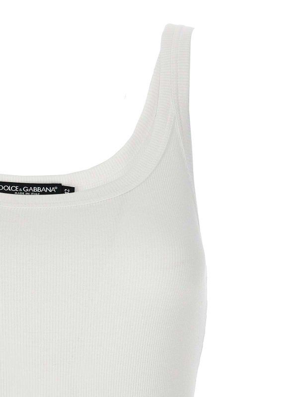 The Best Shops DOLCE & GABBANA: Tops & Tank tops - Ribbed Tank Top
