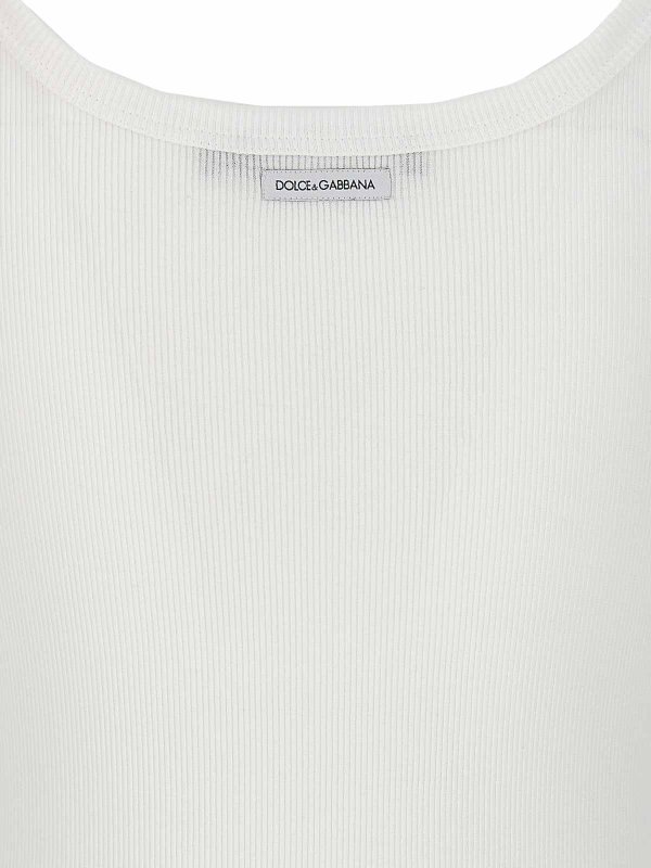 Ribbed Tank Top shop online: DOLCE & GABBANA