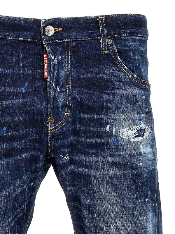 The Best Shops DSQUARED2: Jeans Rectos - Vaqueros Rectos - Azul