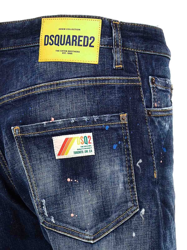 Vaqueros Rectos - Azul shop online: DSQUARED2