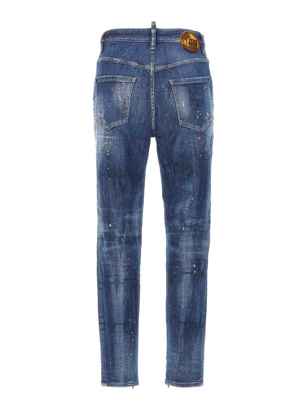 DSQUARED2: jeans dritti, a sigaretta online - Jeans Twiggy