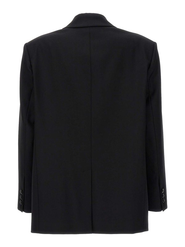ELISABETTA FRANCHI: blazers online - Double-Breasted Wool Blazer