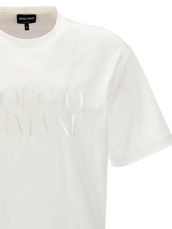 The Best Shops GIORGIO ARMANI: T-shirts - T-Shirt - Weiß