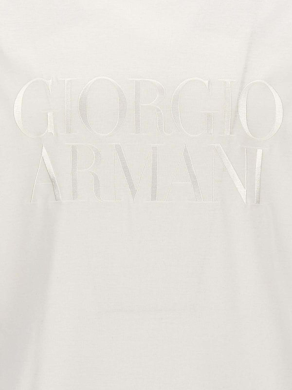 T-Shirt - Weiß shop online: GIORGIO ARMANI