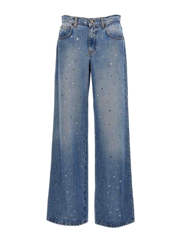 GIUSEPPE DI MORABITO: Jeans Rectos - Vaqueros Rectos - Azul